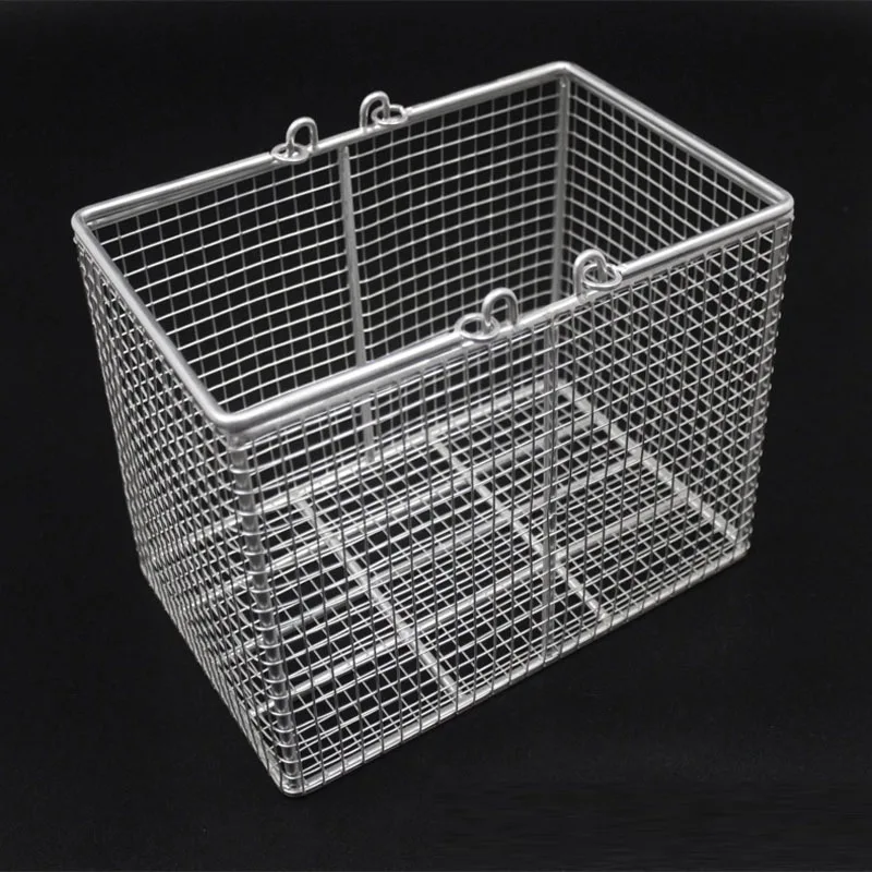 SS304/316 cleaning Industrial Parts Washer metal mesh washing basket strainers filter for ultrasonic cleaning machine