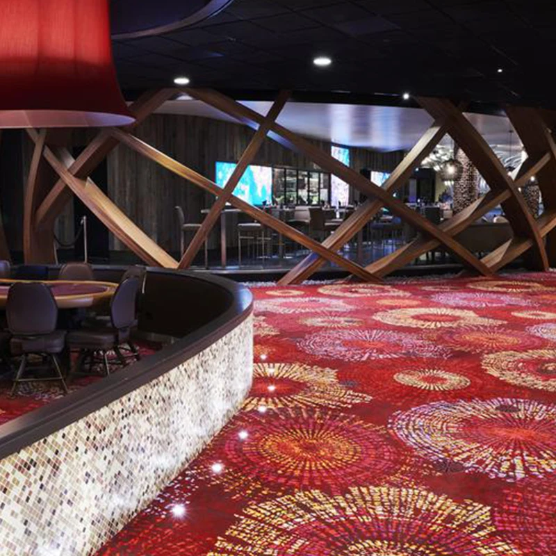 Modern Design Commercial Nylon Tufted Carpet Floor Casino Hotel Room  Wall To Wall Carpet Luxury Hotel Banquet Carpet