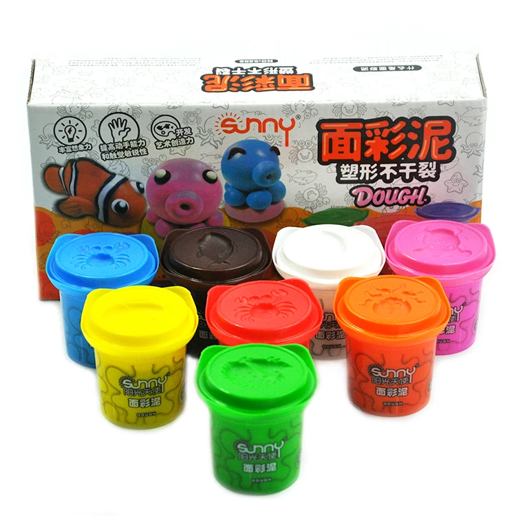 
Kids diy intelligent toy 8 12 colors play dough toddler 