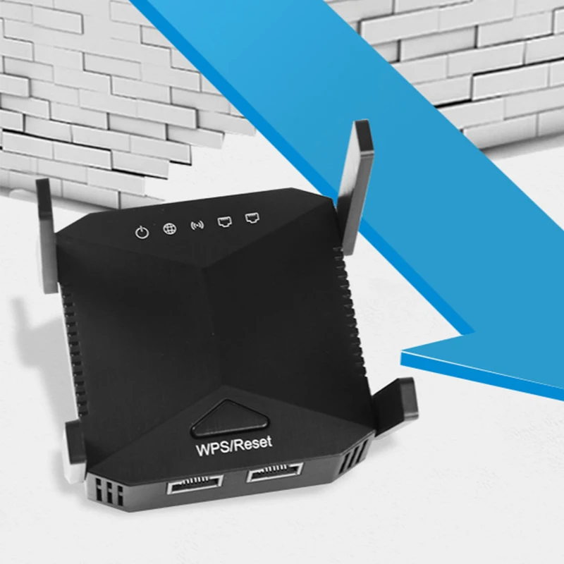 5Ghz Wireless WiFi Repeater 1200Mbps Router Wifi Booster 2.4G Wifi Long Range Extender 5G Wi-Fi Signal Amplifier Repeater