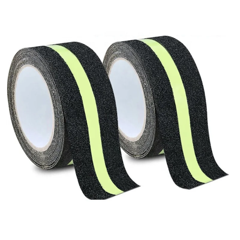 Glow in The Dark Anti Slip Tape PVC Waterproof Acrylic BULL No Printing Warning Single Sided Pressure Sensitive