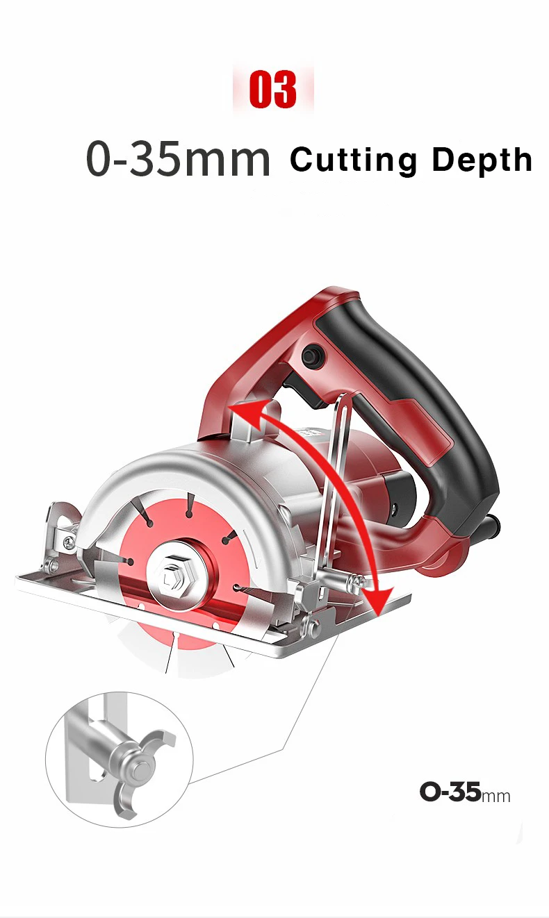 Dupow, столярные инструменты с переменной скоростью, 1680 вт, машина для резки стен