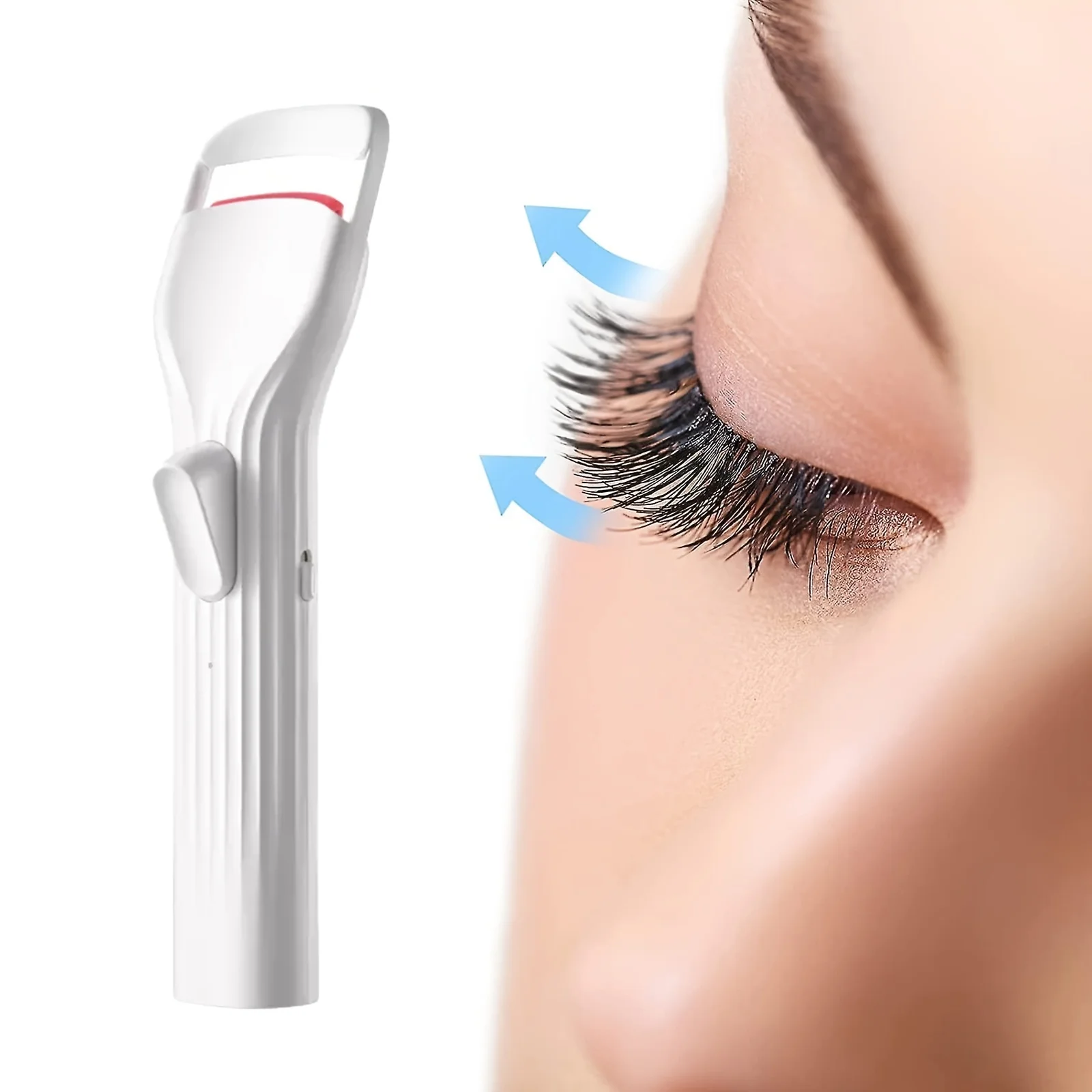 Wholesale Makeup Lash Lift Custom Mini Eye Lash Curler Heating Eyelash Curler With Charger Usb