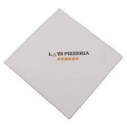 Red color pre-folded napkins printed golden star design colored paper napkins serviettes in stock