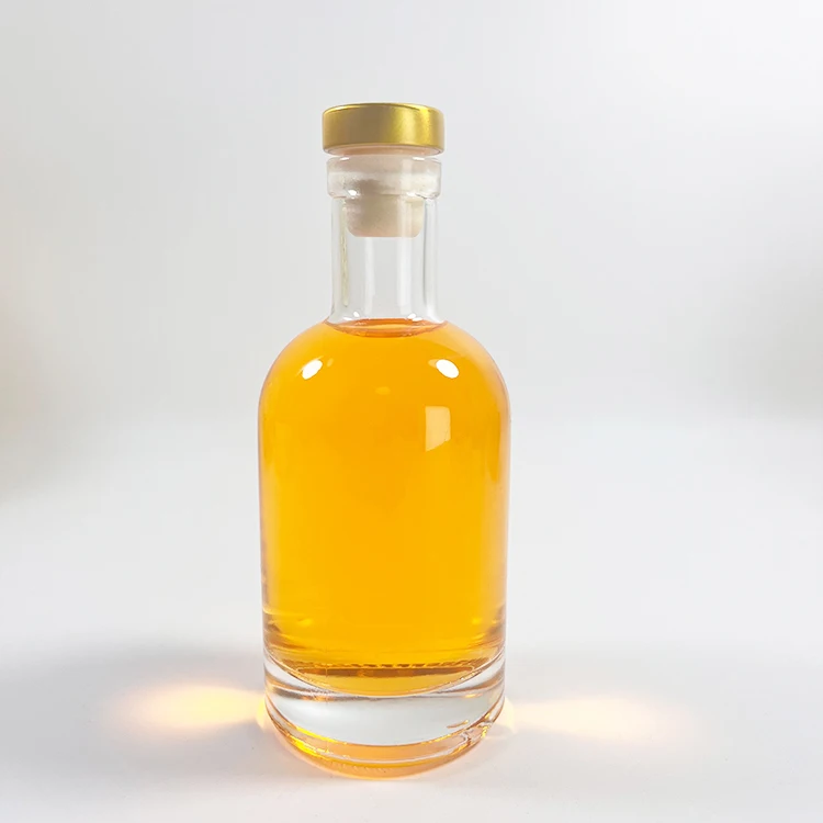 Многоразовые толстые стеклянные бутылки для сока с Пробковой Крышкой низкая цена 200 мл стеклянная бутылка с пробковым соусом