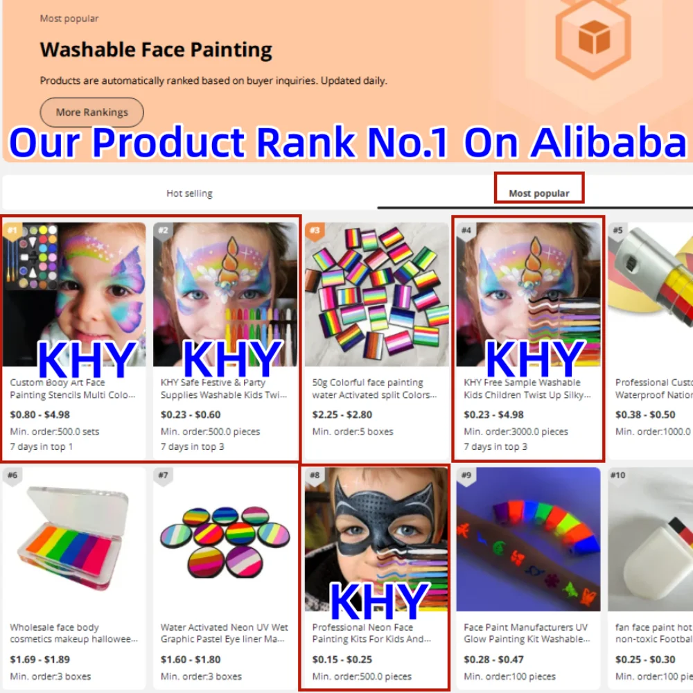 KHY For Painting Face Paint Stencils