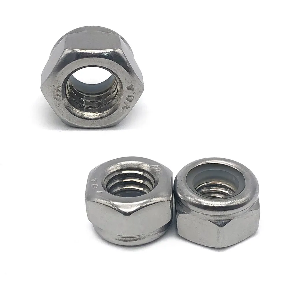 China wholesale 5/16-24 color lock nut high quality  hexagonal lock nut motorcycle rim lock nut