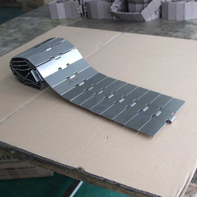 SUS304 Stainless steel slat top chains SS812-K600 for beverage industry