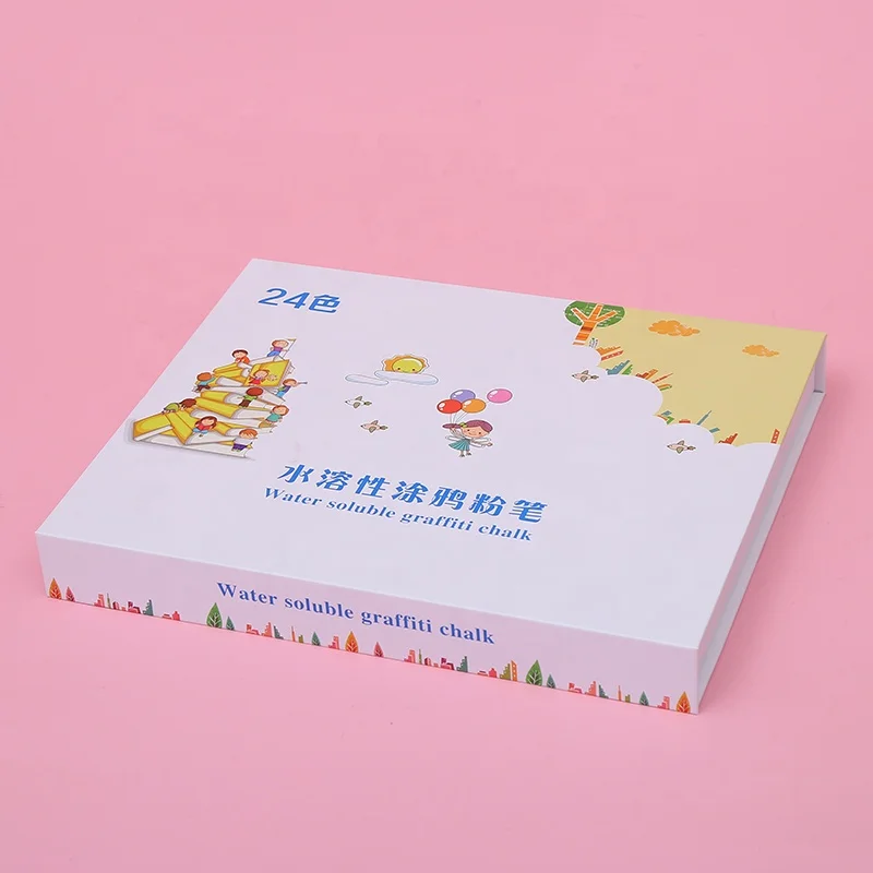 New Creative Custom Logo Kids Color Pens School Non-toxic Dustless Chalk For Sale