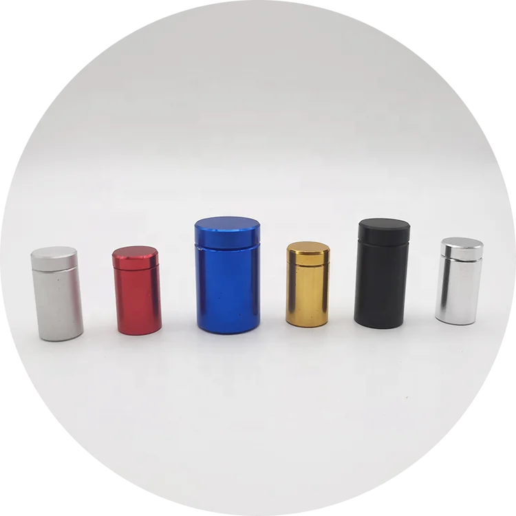 Glass Standoff Stainless Steel Mounts Screw Aluminium Standoff holder for Signs Desktop Acrylic Photo Frame Standoff