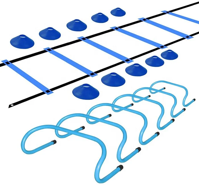 Wholesale Football Soccer Training Equipment Speed Agility Ladder with cones