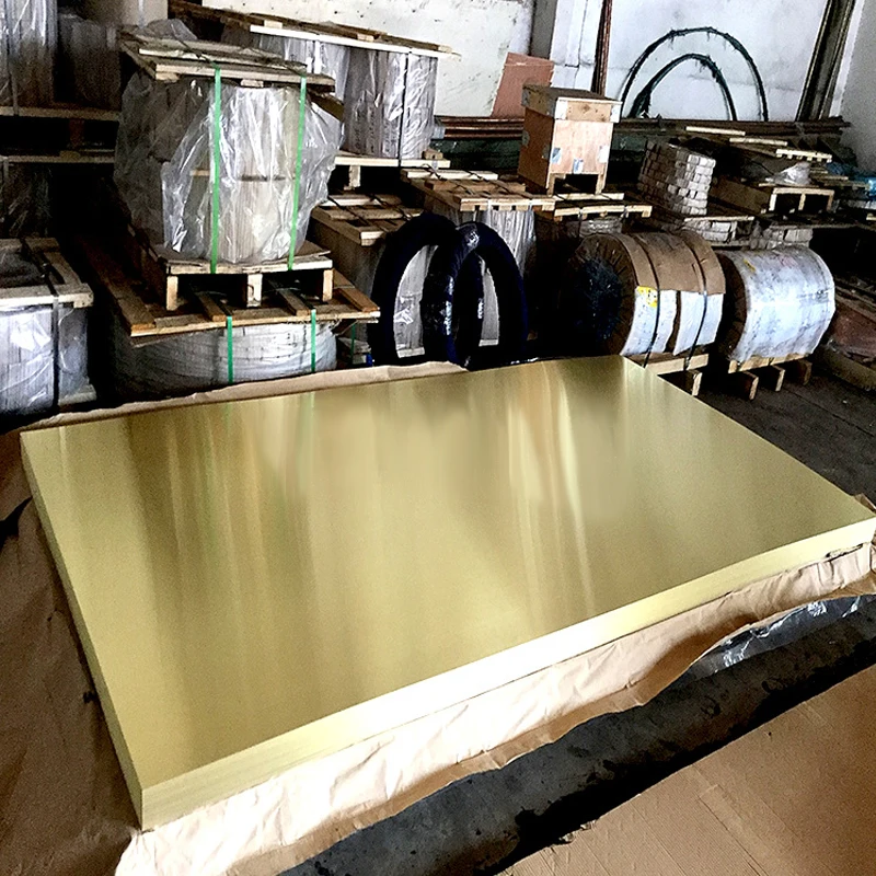 High Quality Baowu Brass plate Sheet Welding  Wholesale Price Customized Solid brass Sheet