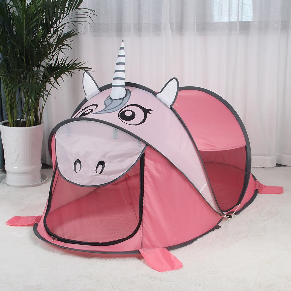 Cute Animals Shape Unicorn Panda Dinosaur Pop Up Play Tent Kids Play Tent For Kids Indoor Play