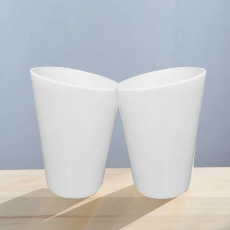 Wholesale Hotel Amenities Cheap Travel Ceramic Toothbrush and Mouthwash Cup for Guests