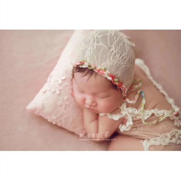 Newborn children baby lace diapers photo props girl lace skirt pastoral style