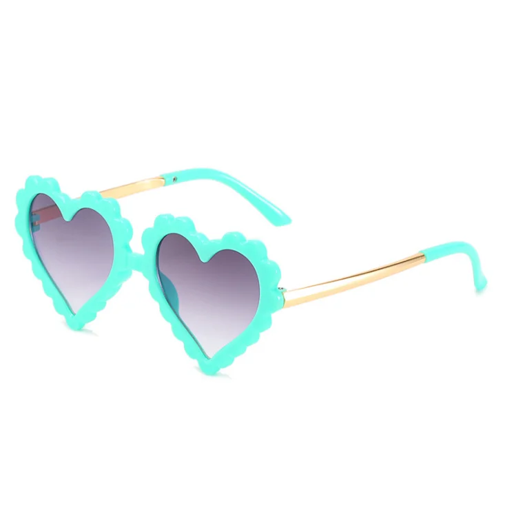 Heart Shaped Sun glasses Cute Outdoor Beach Eyewear  for boys girls Toddler Children Party Photography Kids sunglasses