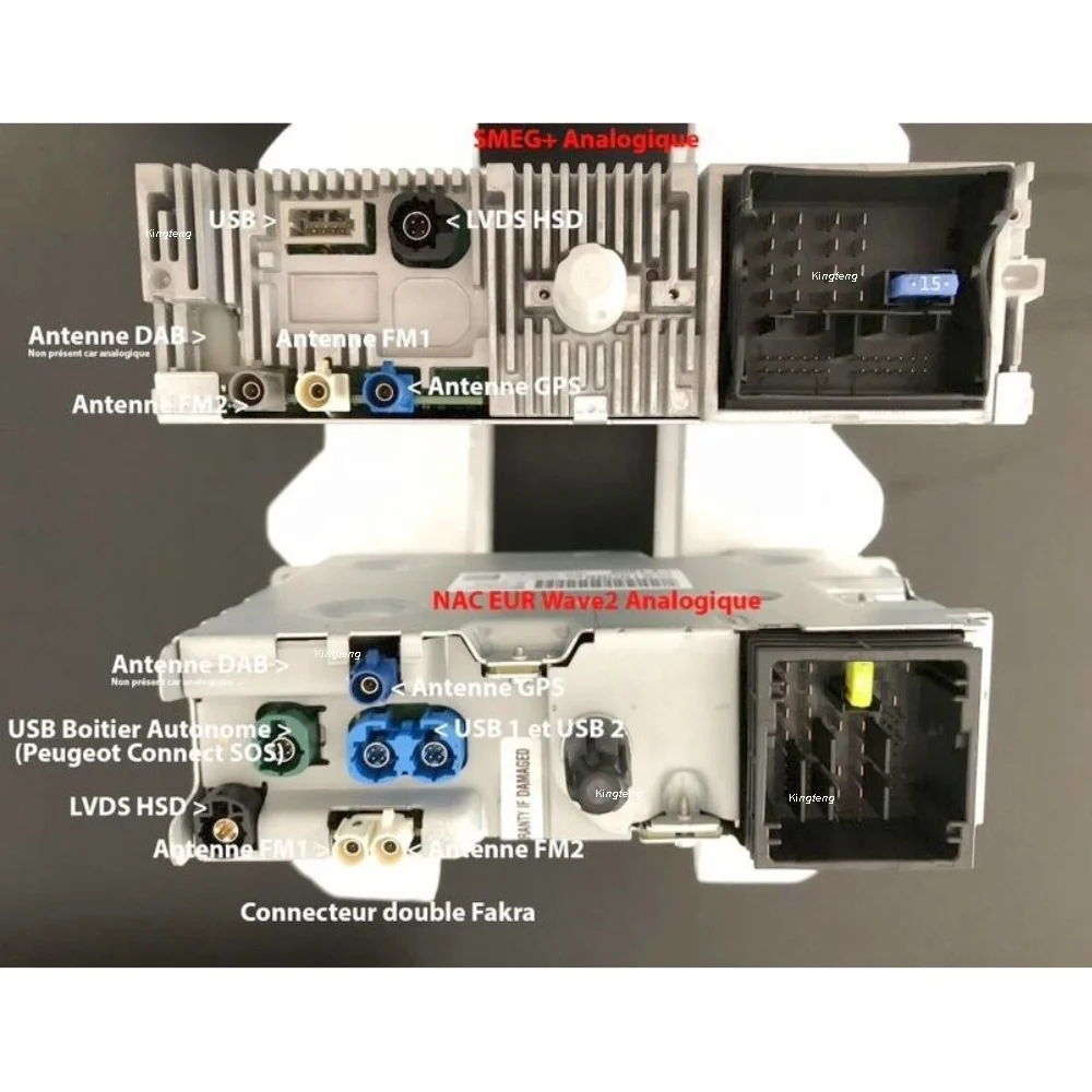 Smeg RCC NAC Video Interface Reverse Parking Car Camera For Citroen Peugeot 208 4008 508 With IPAS Parking Guidelines