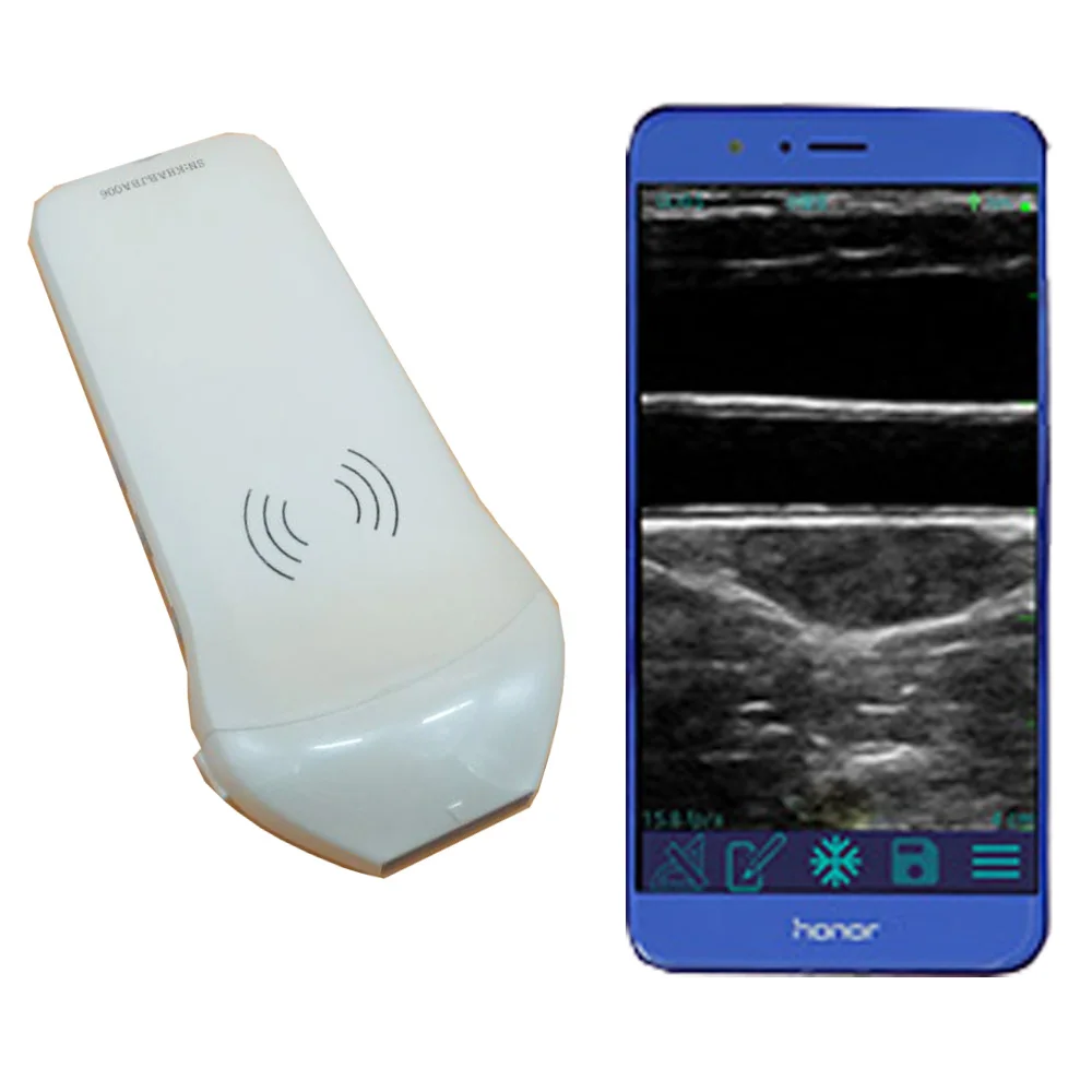 
Hospital wifi doppler ultrasound 192 elements probe for biopsy and vein finder 