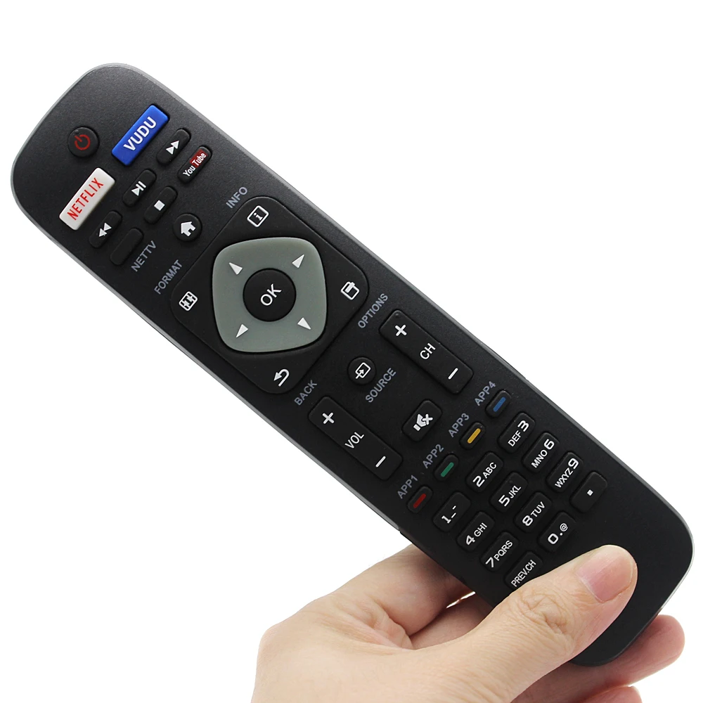 Wholesale English Version 41 Keys Universal TVs Remote Control for Philips 4k HDTV