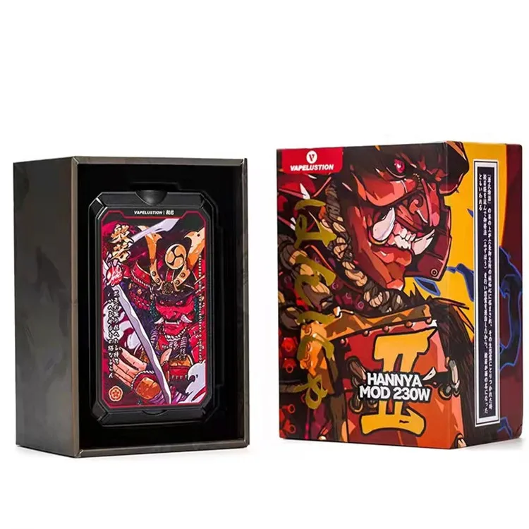2021 vapelustion Hannya II 230 Вт Box Mod создано Двойной 18650 батареи