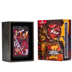 2021 vapelustion Hannya II 230 Вт Box Mod создано Двойной 18650 батареи