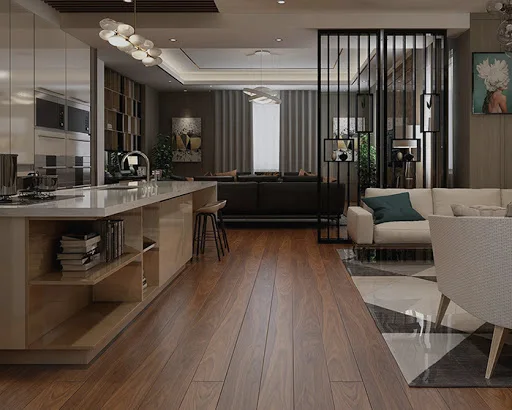 
SJR Suitable For bathrooms Kasai Timber Parquet18Mm Thickness Hard Wood Flooring 