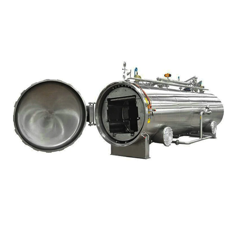 sterilization autoclave machine for juice in pet plastic bottles rotary retort