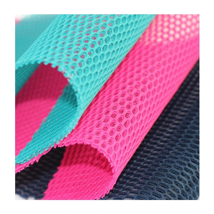 
100% polyester warp knitted textile thick 3d mesh fabric for mattress 