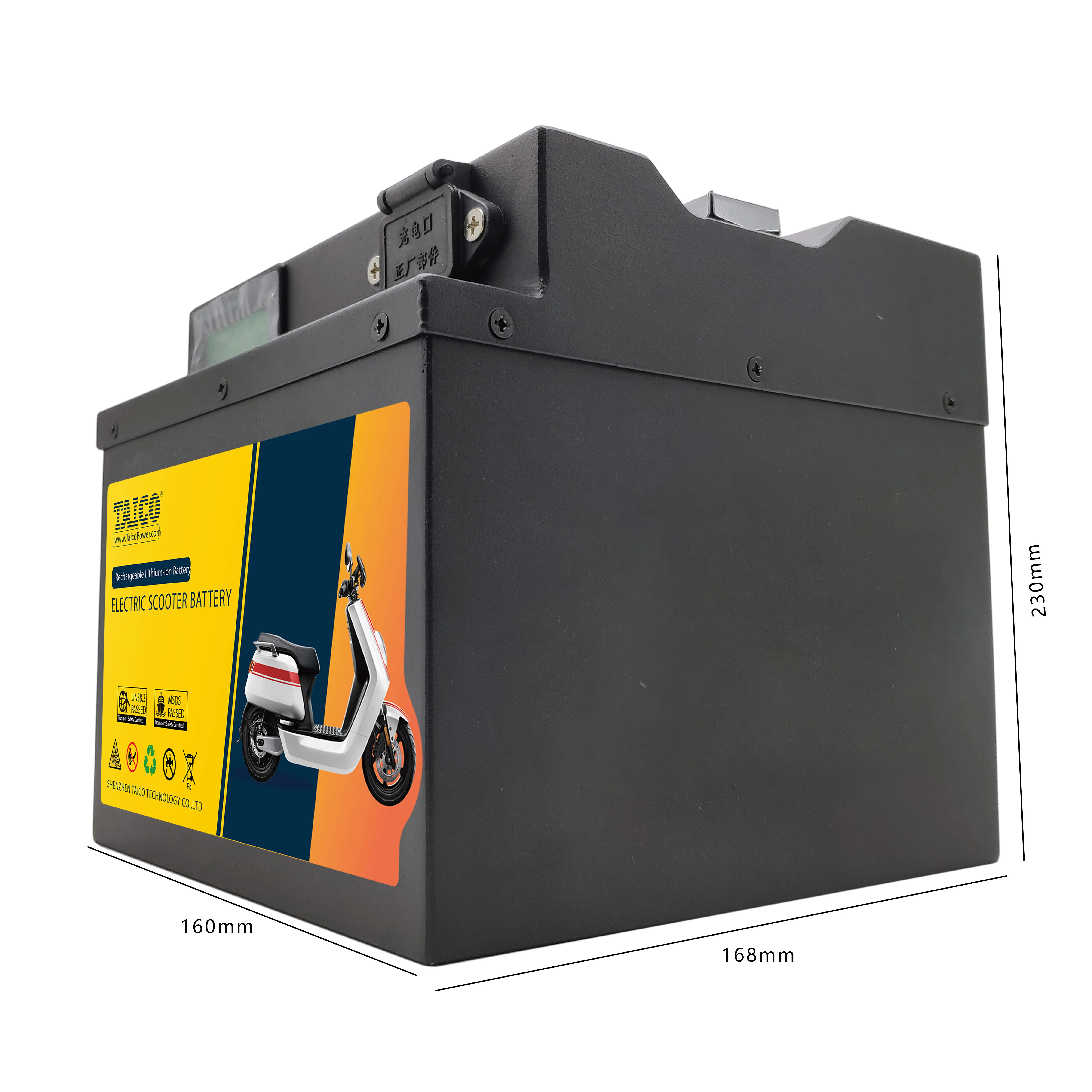 TAICO Electric Big Wheel Scooter lipo 60V 20Ah Battery Pack