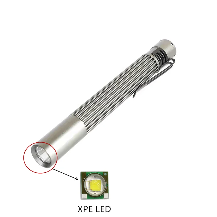 Wholesale 3W Led Work Light,High Power Led Pen Light With Clip,Pocket Medical Led Pen Torch Light for Doctor