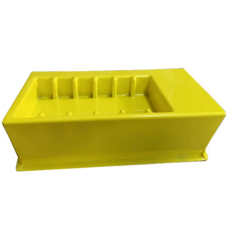 Hot selling yellow cosmetics ABS thick film blister tray