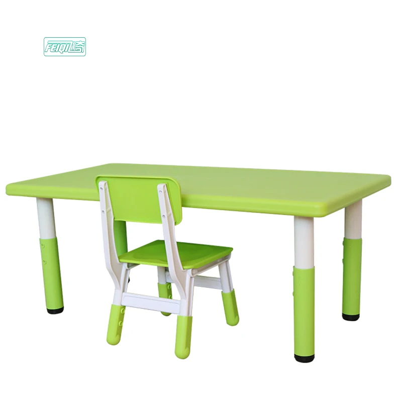 Kids Cartoon Plastic Children Study Table and Chairs Set