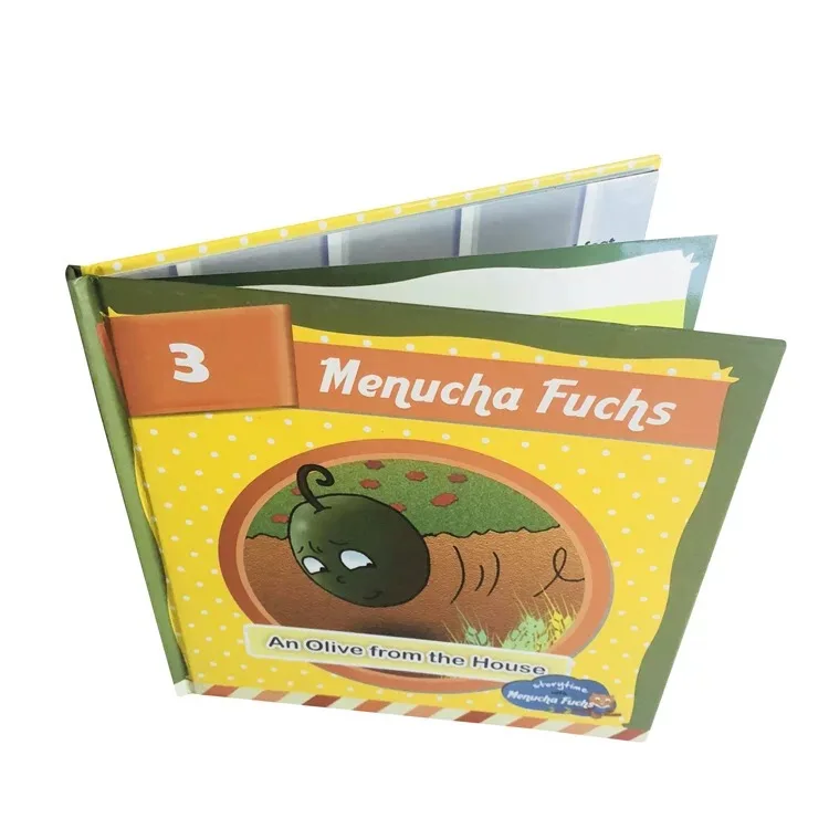 Custom Full Color Printed English Illustration Picture Kid Story Book Children Hardcover Comic Book