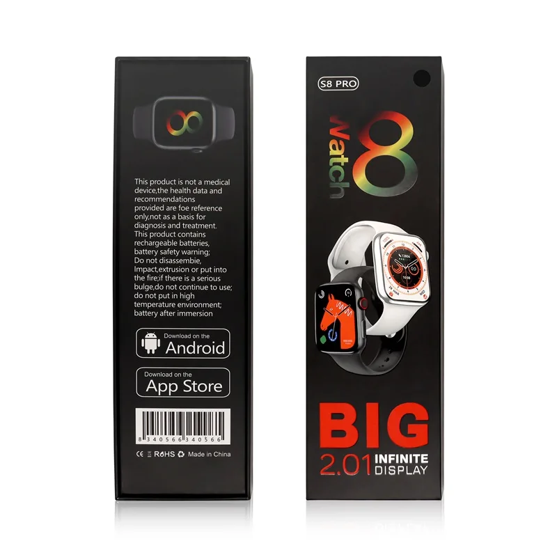 2022 IWO 8 Smart Watch S8 Pro Full Touch Fitness Tracker Men IW8 Smartwatch S8pro Smart Watch Series 8