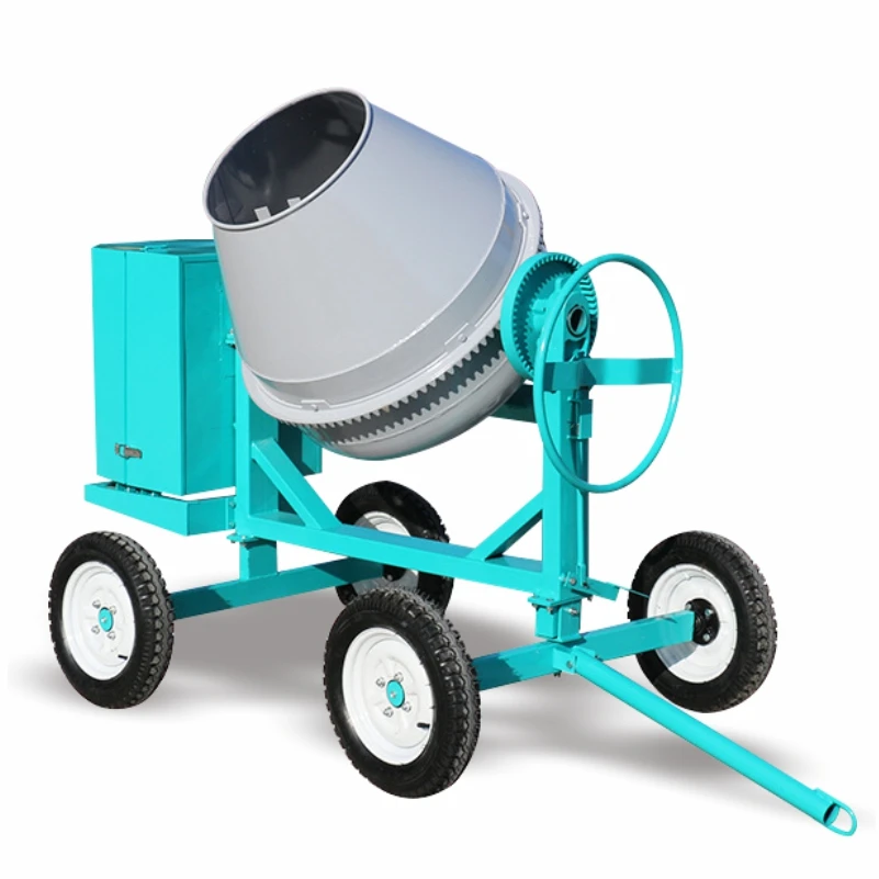 Used Mobile Tilting Drum Construction & Home Use Pump Motor & Engine for Manufacturing Plant Concrete Mixer with Rotary Drum