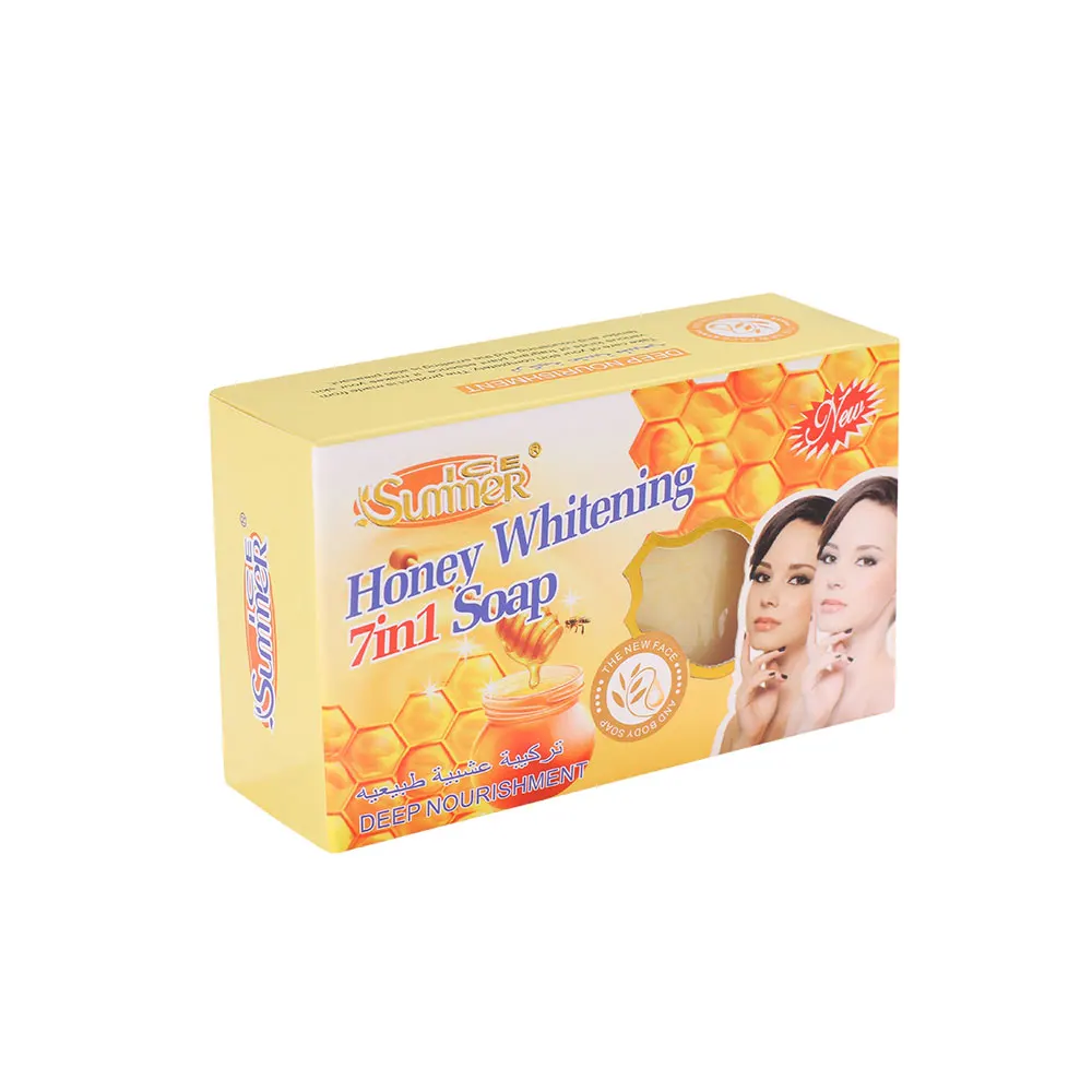 
 ICESUMMER Wholesale Custom Handmade Soaps Whitening Body Soap Bath Soap  