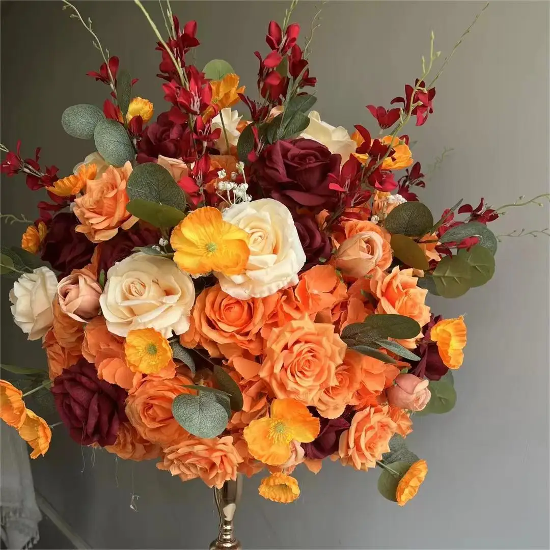 Centerpieces Artificial Luxury Grand Faux Wedding Decoration Flower Ball Centerpiece Decor