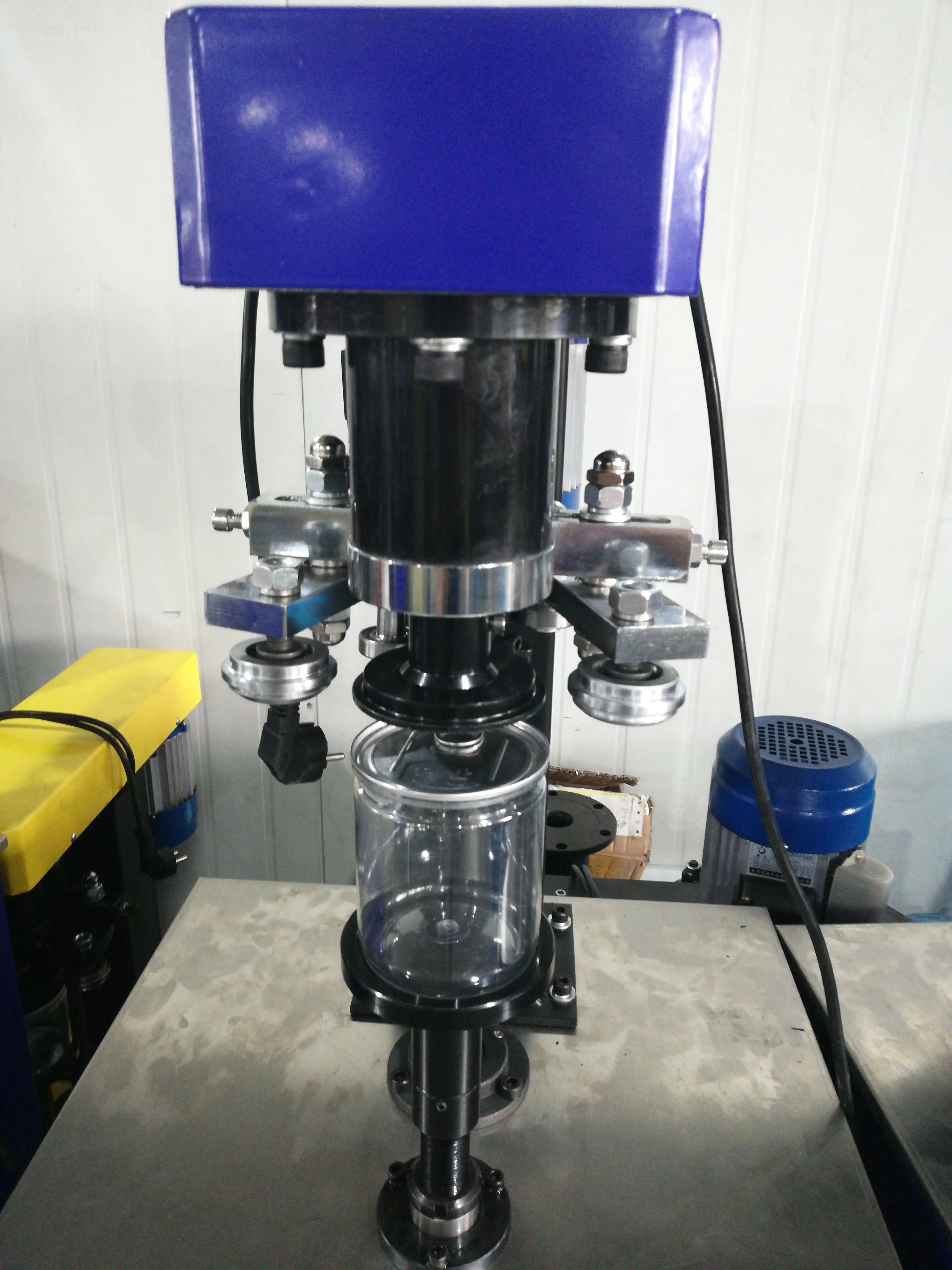 SY DFJ-160 Vertical plastic can sealing machine tin can sealer