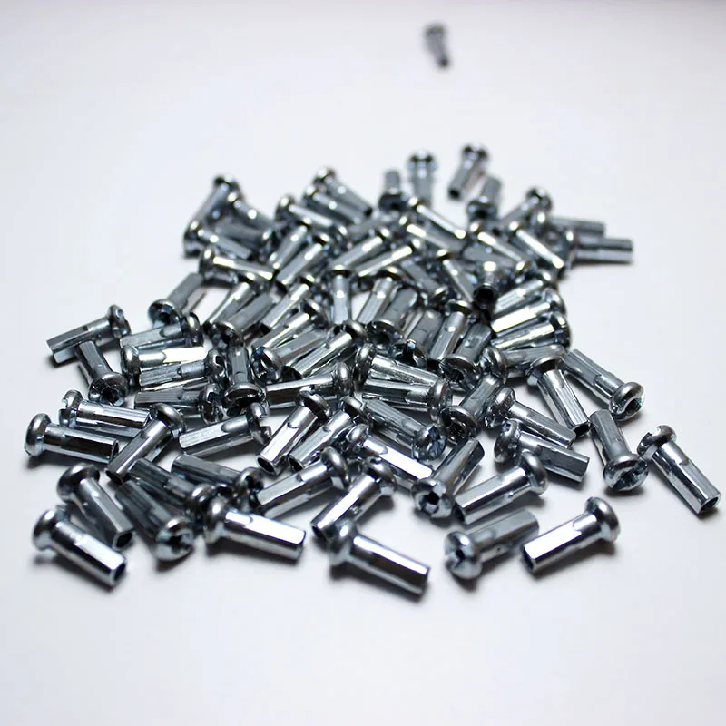 UCP CP NP 14G 13G 12G MTB bike adult bicycle rim use CNC machine nipple spoke nipple zinc plated with lock