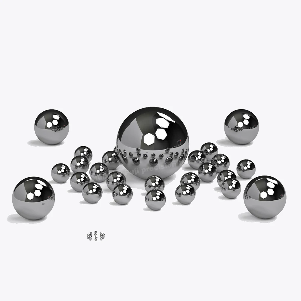 PUJI industrial Corrosion resistant Precision Polished metal sphere tungsten cemented carbide alloy bearing balls beads