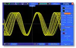 Hantek DSO5202B 2CH 200MHz Настольный цифровой запоминающий осциллограф с частотой дискретизации 1 ГГц