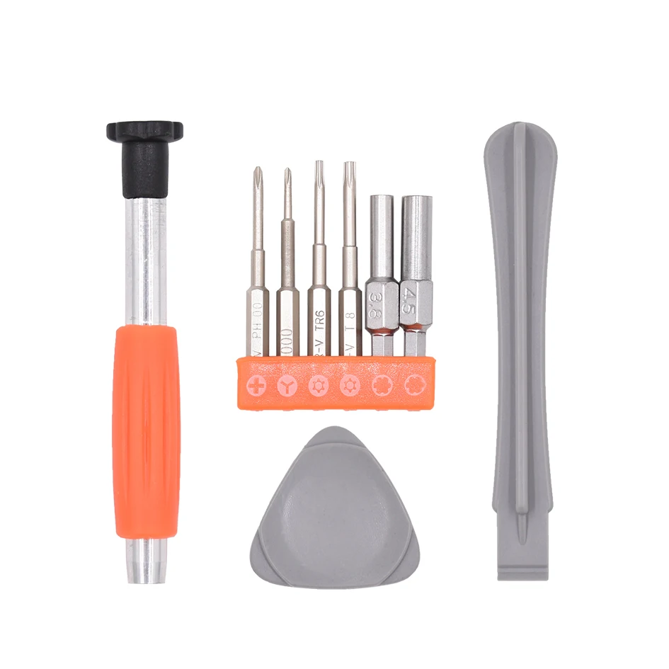 Repair Tool Kit Phillips Tri-wing T6 T8 + Hole 3.8 4.5 Screwdriver Bit Opening Repair Tool Set For NS Switch 3DS Wii DS Lite GBA