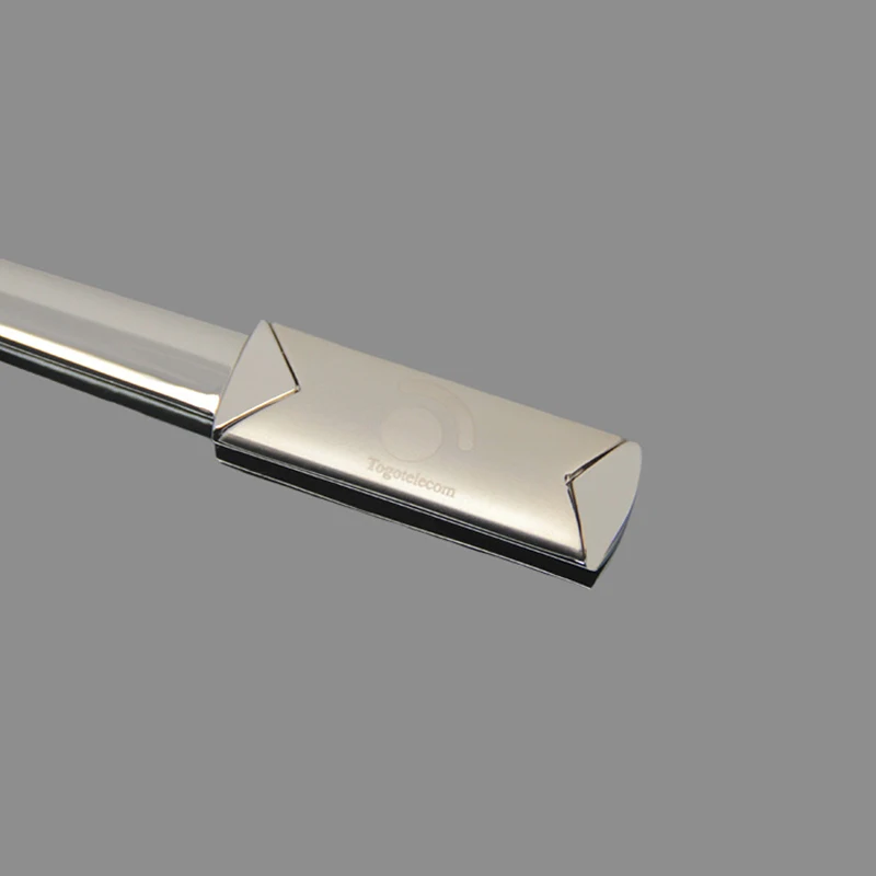 Metal Zinc Alloy Chrome Plated Long Envelope Maker Cutter Knife Letter Opener Slitter