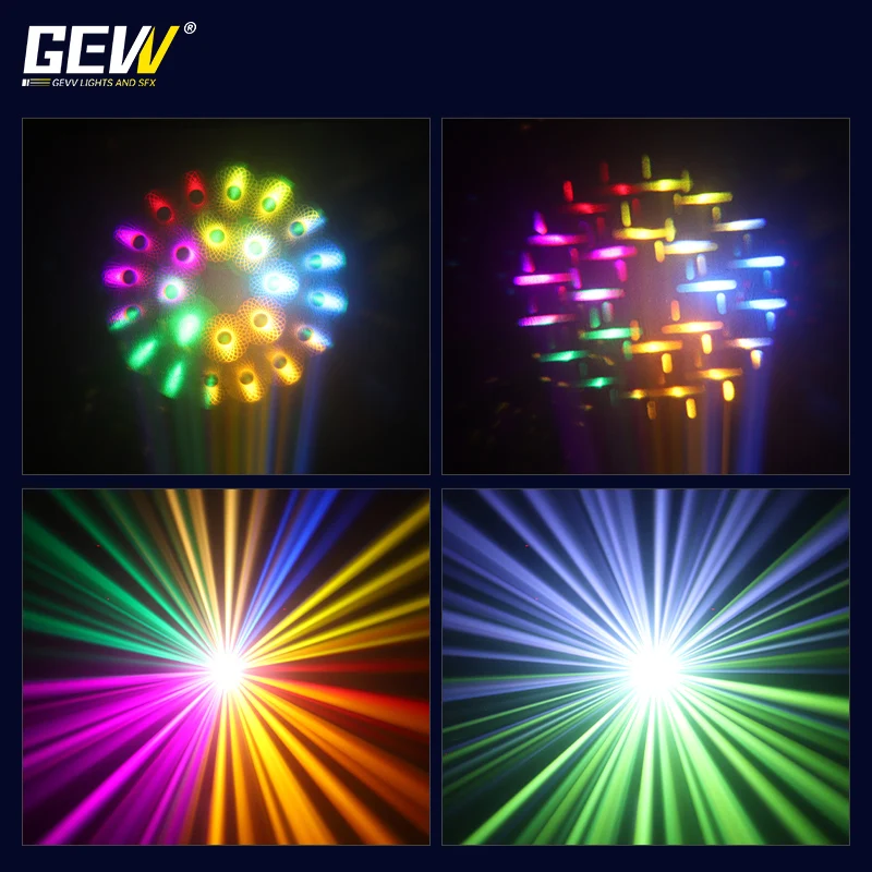 GEVV Stage Lighting DMX 7R 230W Sharpy 7r Beam Moving Head Light for Wedding DJ Bar