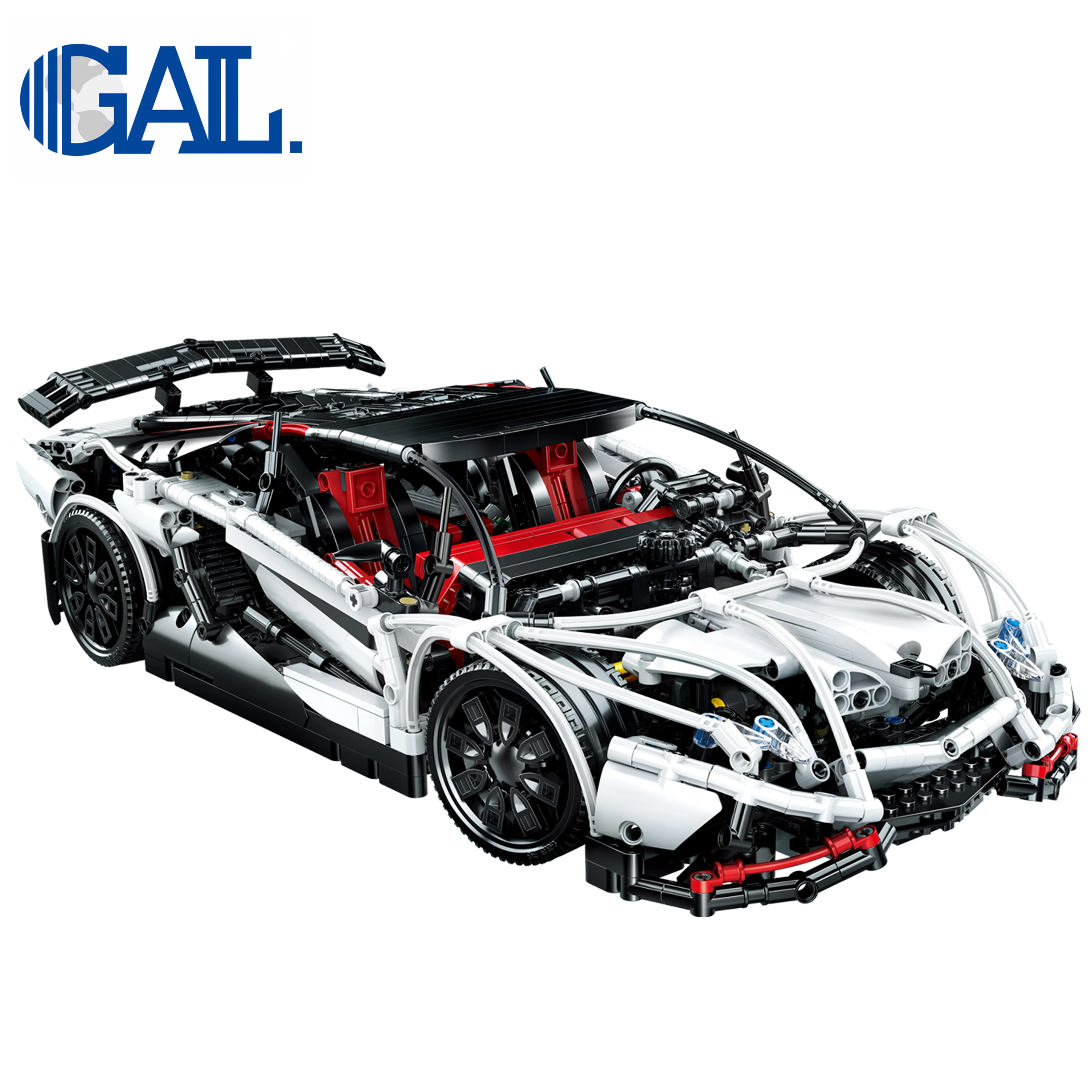 2598pcs 1:14 legoinglys technic for technical Simulation sports car building blocks bricks sets