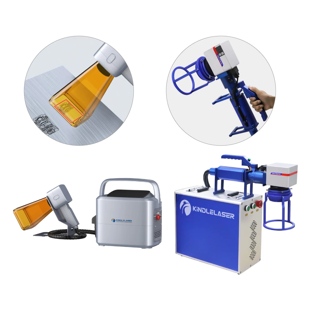 Potable Laser Marking Machine 30w Ezcad Laser Marking Software with Mobile Phone Operation Water Bottle Laser Marking Machine