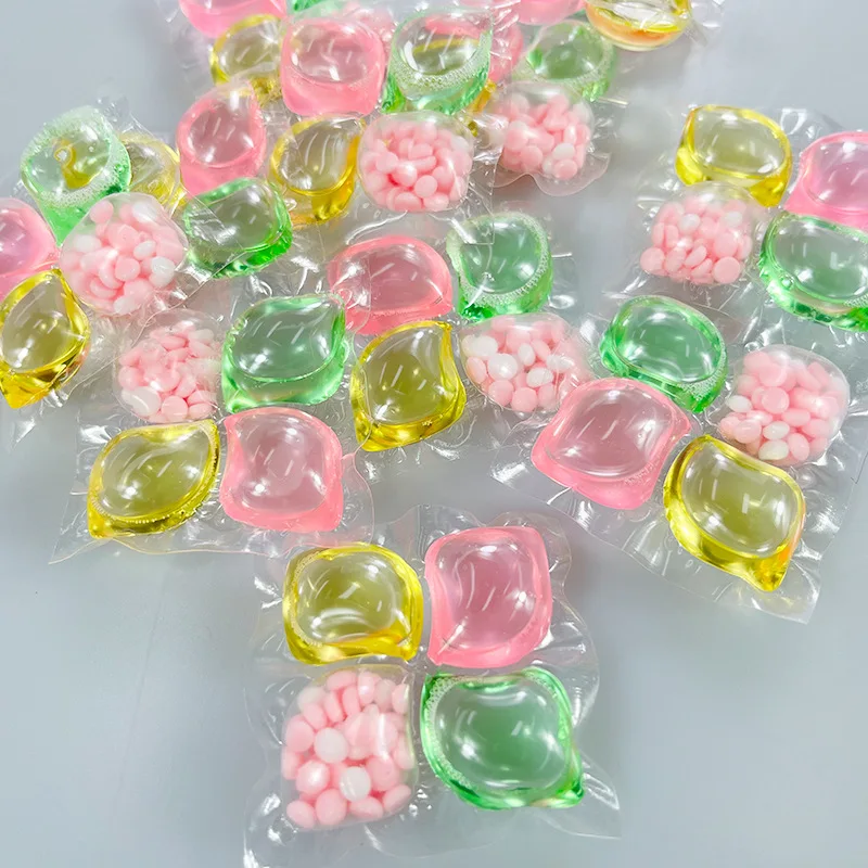 Four-in-One Laundry Condensate Bead Perfume-Type Long-Lasting Fragrance Clothing Laundry Detergent Beads Enzyme Antibacterial Mi