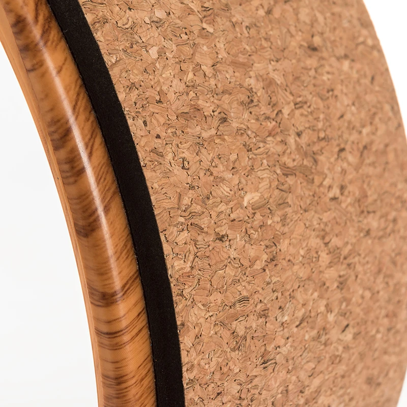 OEM Cheap Durable Custom Logo Eco Back Stretch Fitness Cork Wooden Pilates Spine Yoga Wheel for Yoga Stretch Sale