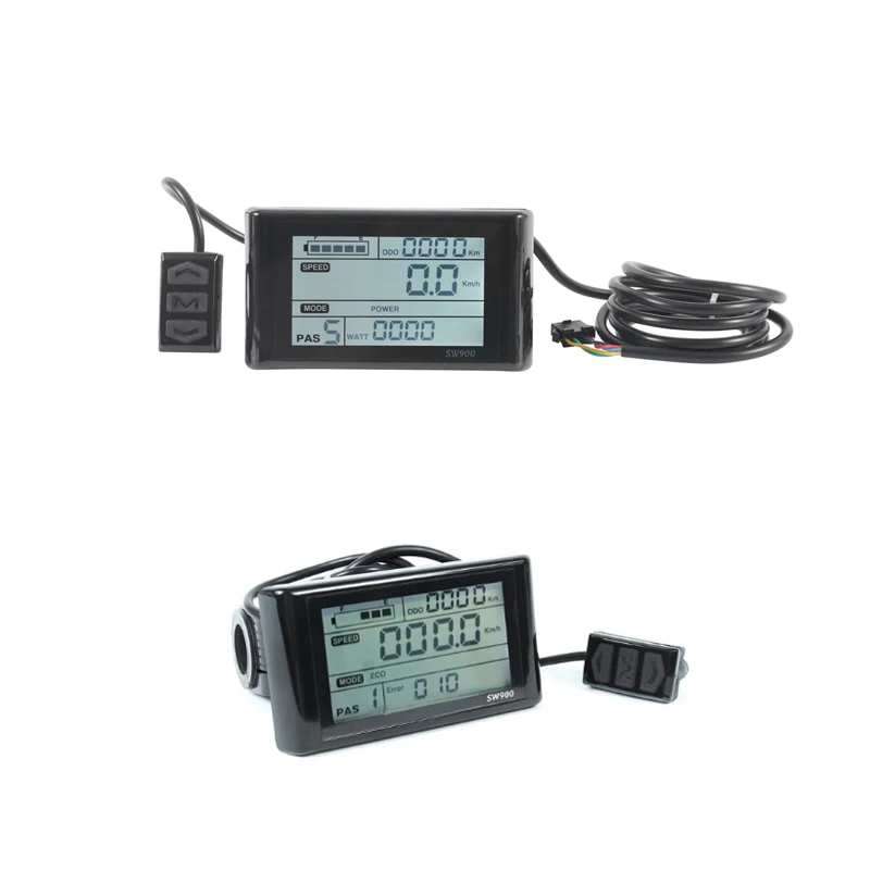Новый дизайн мощный байк способный преодолевать Броды дисплей KT-LCD8H LCD8S цветной экран 36v 48v 52v Запчасти