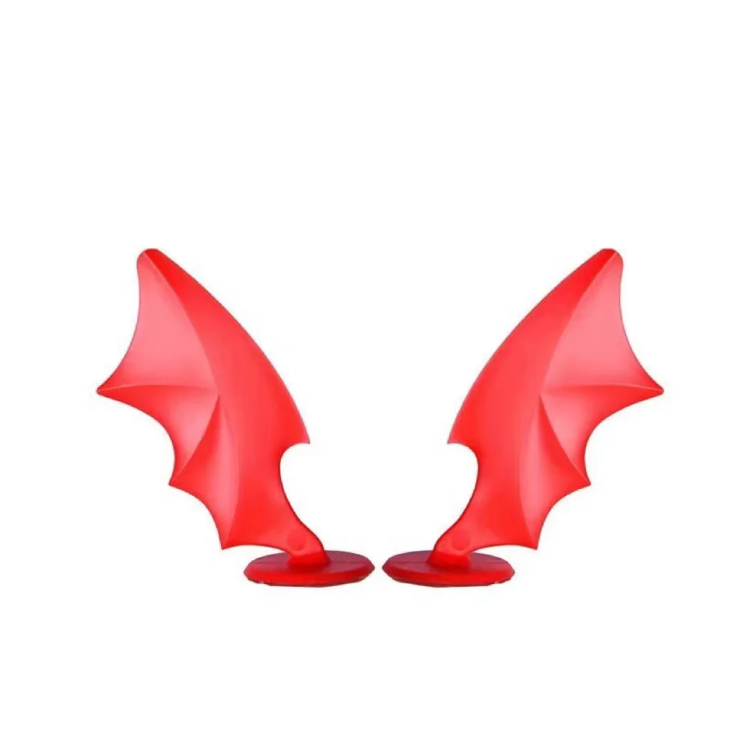 Motorcycle and electric vehicle helmet decorations small ear accessories devil wings and calf horns can be matched as desired